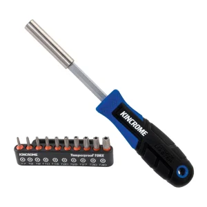 Kincrome TorqueMaster Tamperproof TORX Bit & Driver Set 11pc K5514