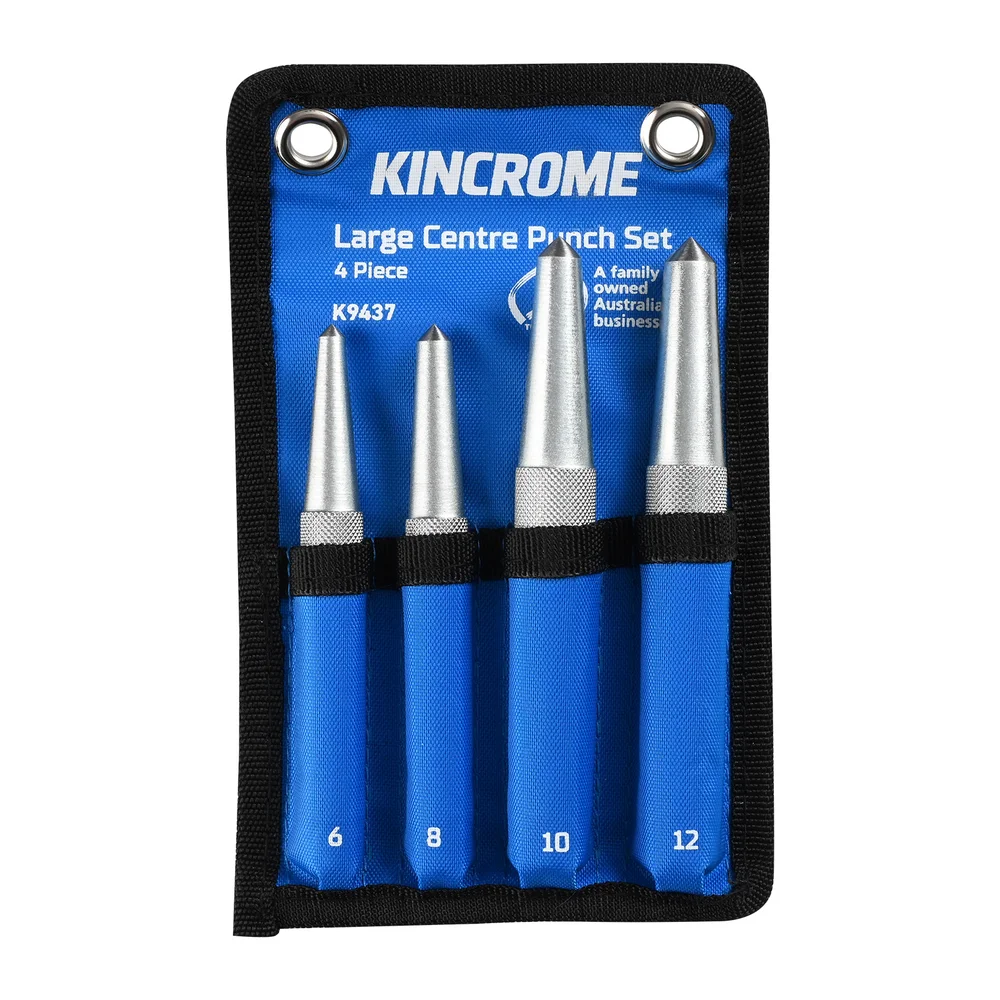 Kincrome Centre Punch Set 4 Piece — Large K9437