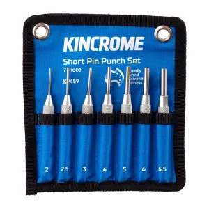 Kincrome Short Pin Punch Set 7 Piece K9459