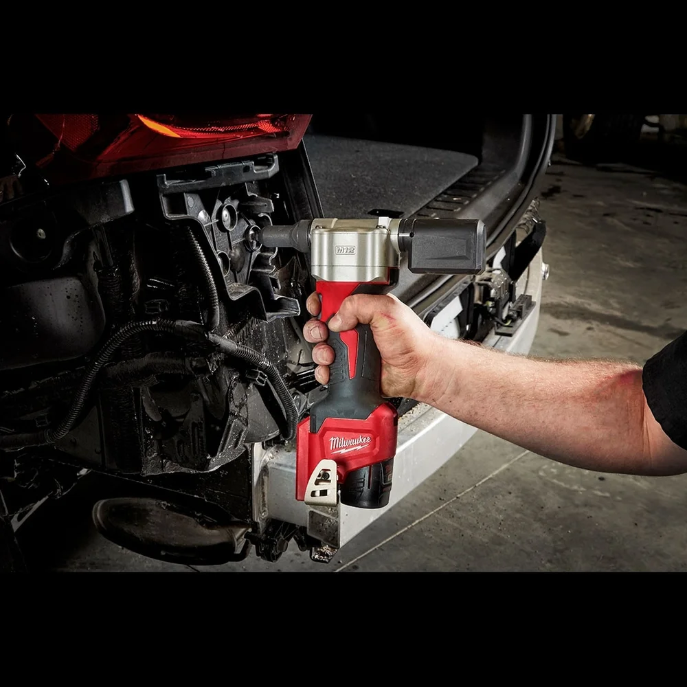 Milwaukee M12BPRT-0 Cordless Pop Rivet Tool — 12V, Up to 4.8 mm Rivets - Image 3