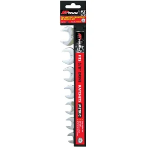 Pro Kit Crowsfoot Spanner Set 7pc Metric 3/8" Drive PT10121