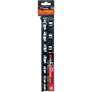 Pro Kit Crowsfoot Spanner Set 7pc Metric 3/8" Drive PT10182