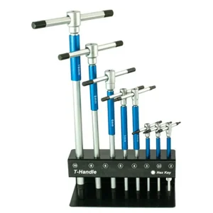 PT10826 3-Way Spinner T-Handle Hex Key Set 8 Piece Imperial PK Tool