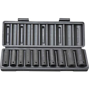 PK Tool Deep Impact Socket Set 10pc 1/2" Drive Metric PT11341