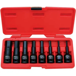 PK Tool Impact Inhex Socket Set 8pc 1/2" Drive Metric PT11901