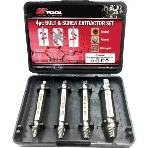 PT41201 Bolt & Screw Extractor Set 4pc PK Tool
