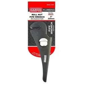 Haron Rollnut Pipe Wrench 225mm PW225