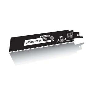 Alpha Destructor Metal & Timber Reciprocating Saw Blade 150mm 6" 10 TPI 2 Pack RDDM15010-2