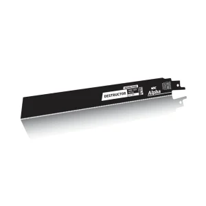 Alpha Destructor Metal & Timber Reciprocating Saw Blade 230mm 9" 18 TPI 2 Pack RDDM23018-2
