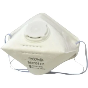 Maxisafe P2 Flat Fold Respirator with Valve Card of 3 RES508C-3