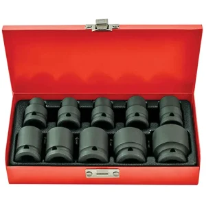 PK Tool Impact Socket Set 10pc 1/2" Drive Metric RG7775
