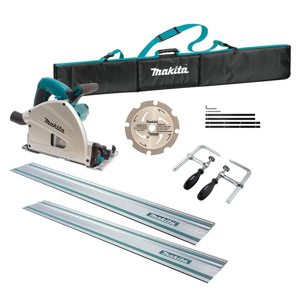Makita Plunge Cut Circular Saw Kit 165mm 1300W SP6000JT2X