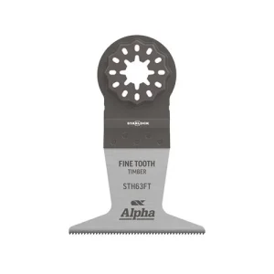 Alpha Fine-Tooth Multi-Tool Blade 63mm 3pk STH63FT3
