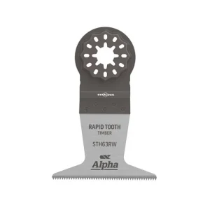 Alpha Rapid Wood Multi-Tool Blade 63mm 3pk STH63RW3