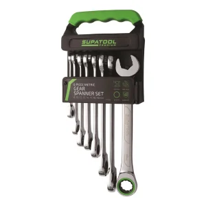 Supatool Single Way Gear Spanner Set 8pc Metric STP3100