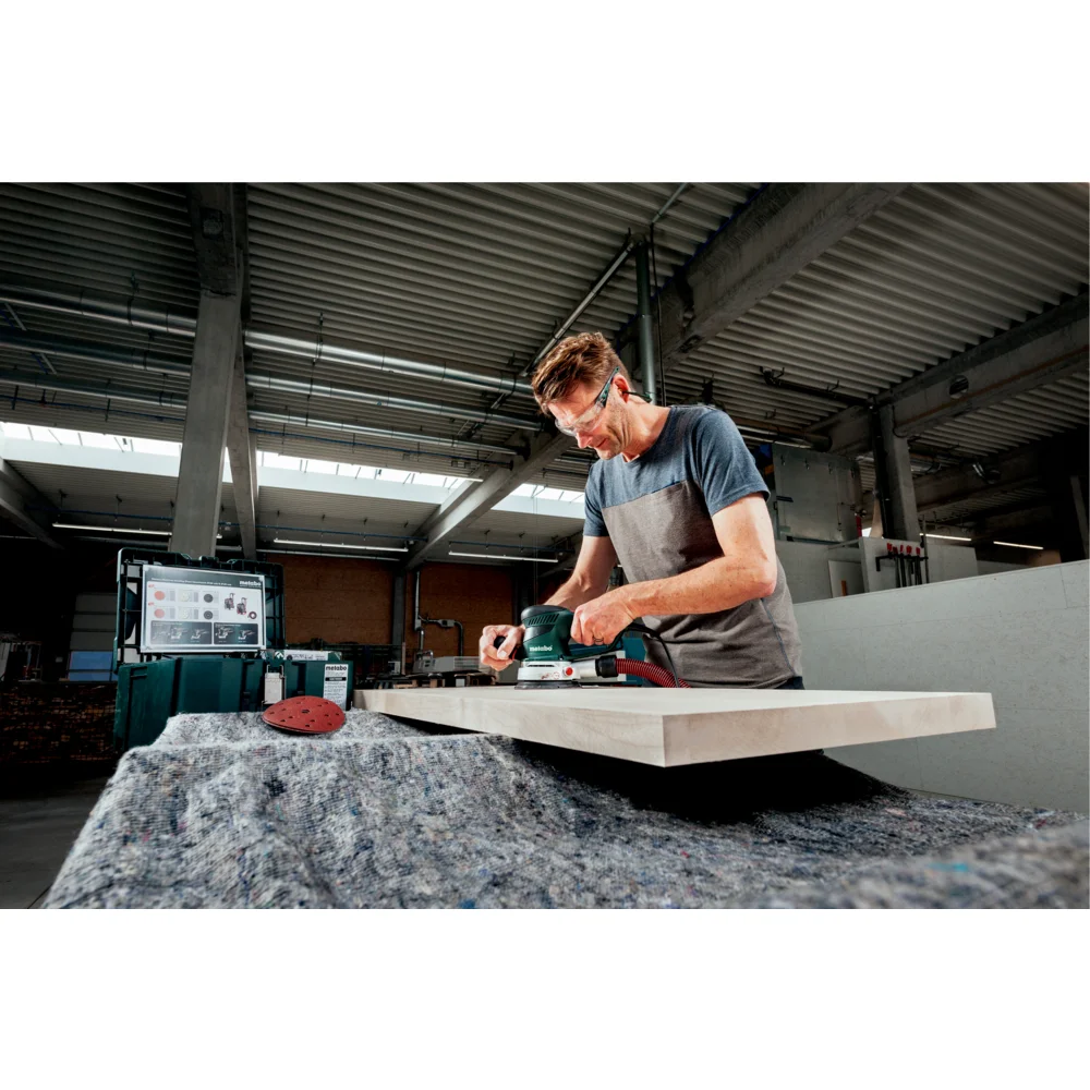 SXE450 TurboTec Random Orbital Sander 150mm Metabo - Image 2