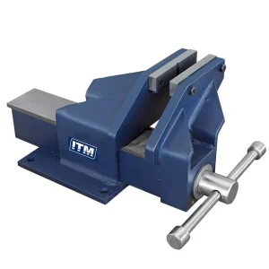 ITM Offset Jaw Fabricated Steel Bench Vice 100mm TM104-100