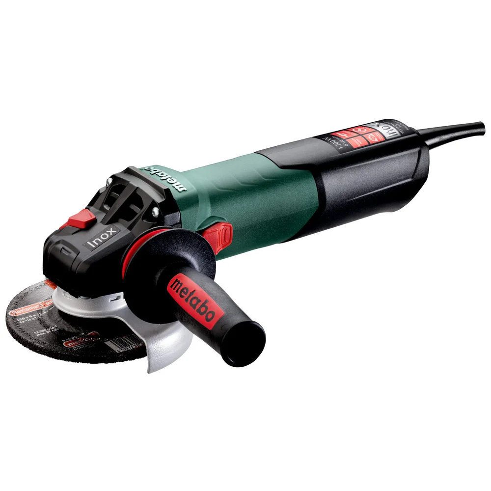 WEV17-125Q Inox Variable-Speed Angle Grinder 125mm 1700W Metabo