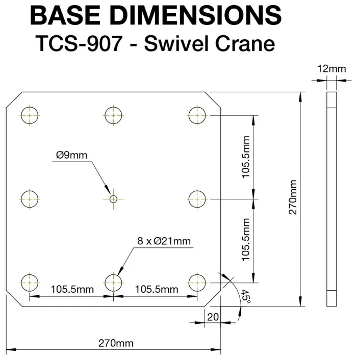 A354 Swivel Crane - Truck or Ute - Image 11