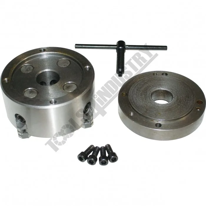 L151 4 Jaw Independent Lathe Chuck with - Image 6