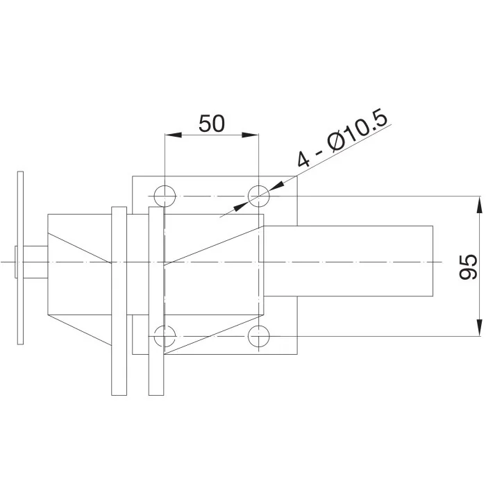 V0924 100mm Steel Fabricated Offset - Image 2