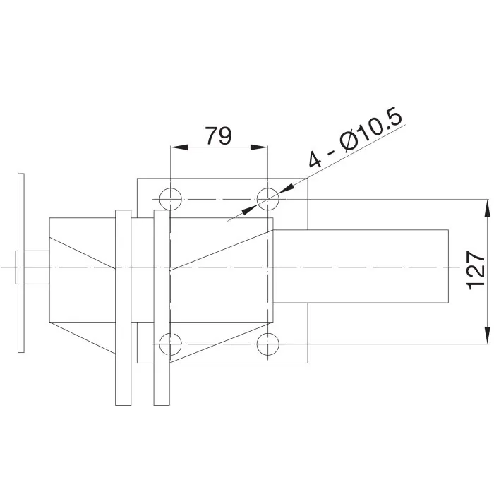 V0925 125mm Steel Offset Fabricated - Image 2