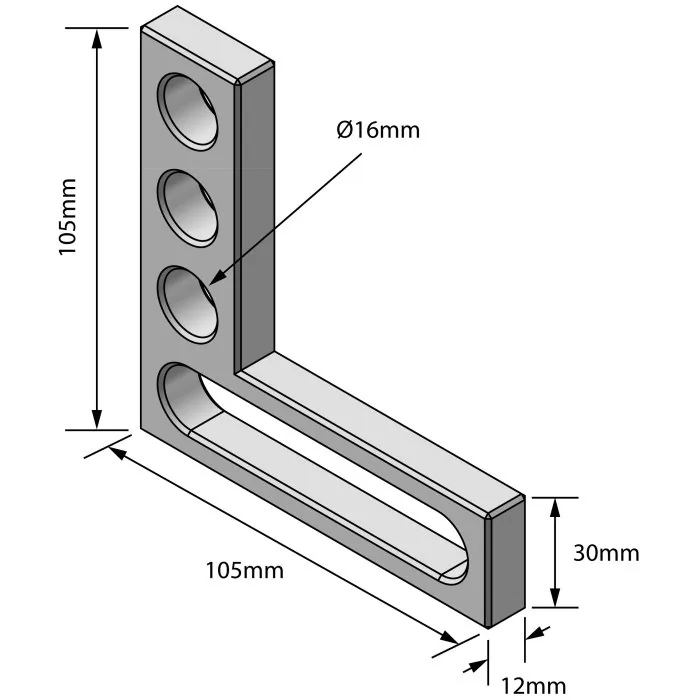 W07853 L Bracket - Image 3
