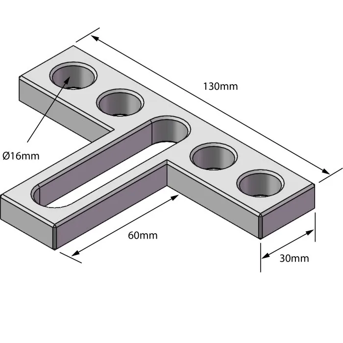 W07857 T Bracket - Image 2