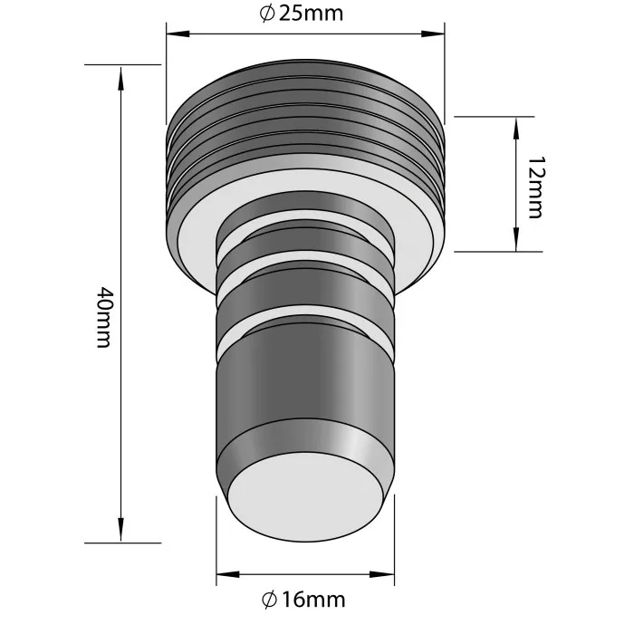 W08504 Locating Pin 16 x 40mm - Image 2