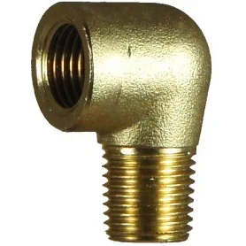 Brass Air Elbow 90° 3/8" Male to 3/8" Female BSP 0125EL-06