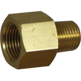 Brass Air Fitting M&F Adaptor 1/2" Male to 3/4" Female BSP 0172-1208