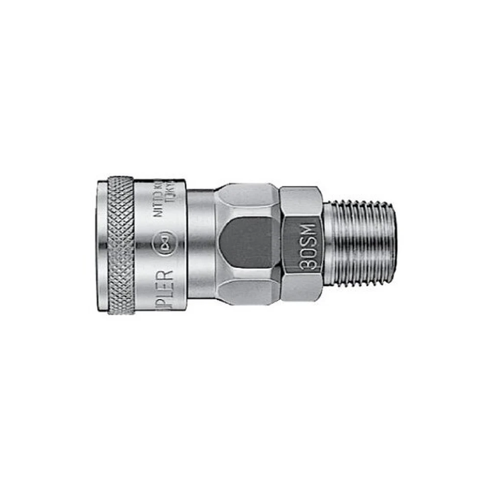 Nitto Hi-Cupla Air Coupling Socket 1/4" Male Thread 20SM