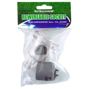 Ultracharge Rewireable Socket 15A 240V Rear Entry UR115RS