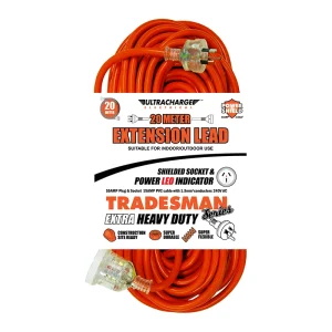 Ultracharge Extra Heavy Duty Extension Lead 10A 20m UR240/20T