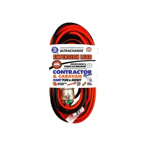 Ultracharge Contractor Extension Lead 15A 15m UR250/15C