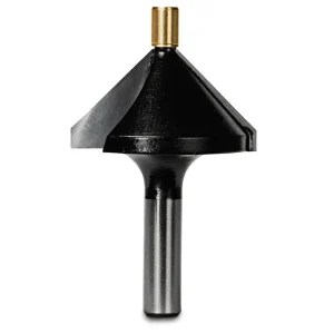 Carbitool Chamfering Router Bit with Pilot 45° T916